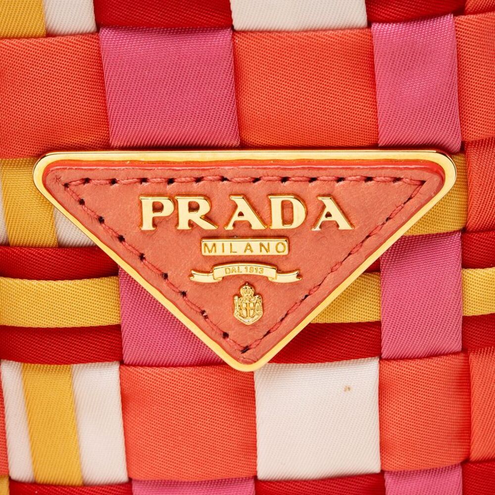 Prada Vintage Tessuto Woven Tote - Picture 8 of 16